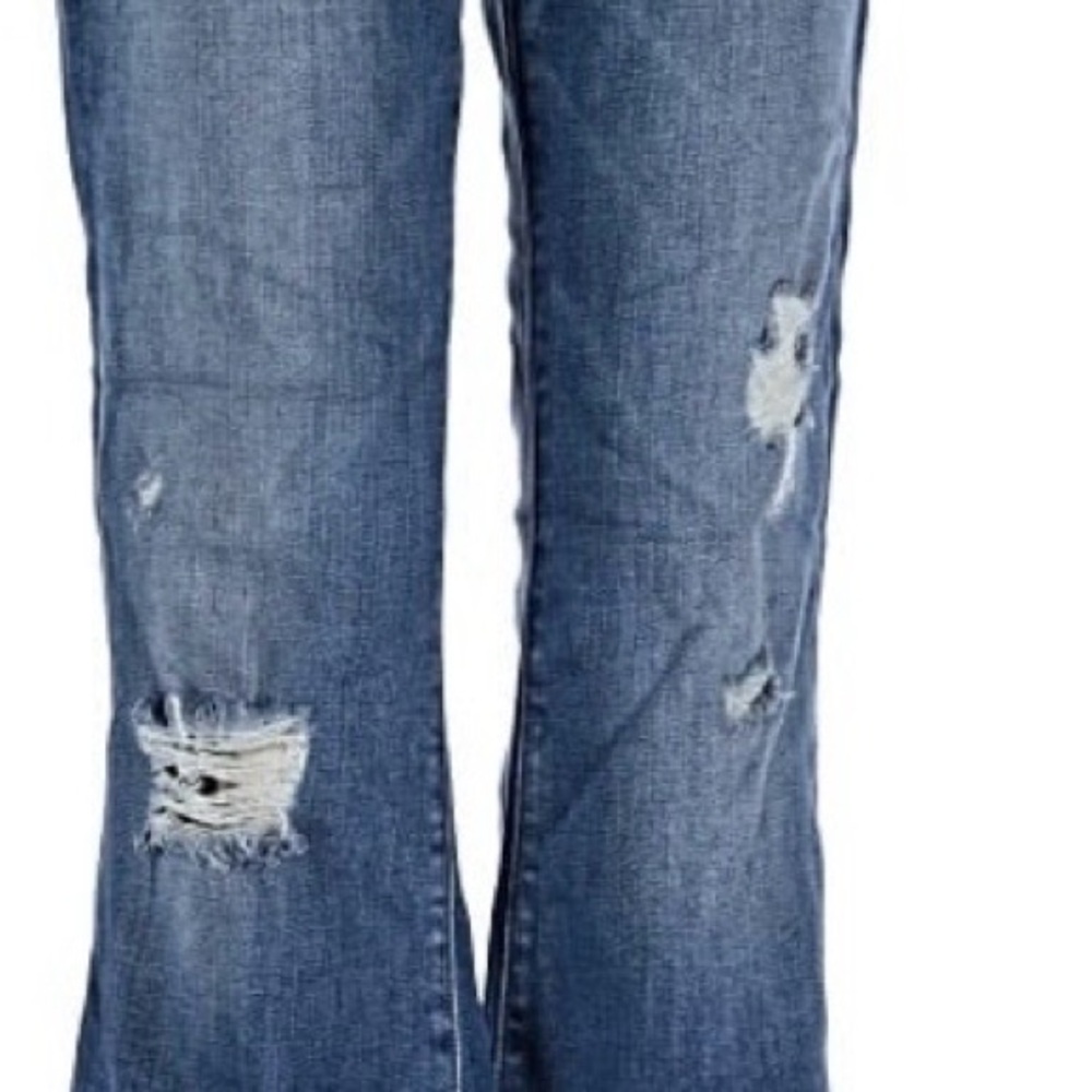 McGuire Majorelle Flare Classic Blue Distressed Women's Flare Jeans size 24